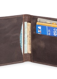Porta Documento Slim Couro Legítimo Natural RG
