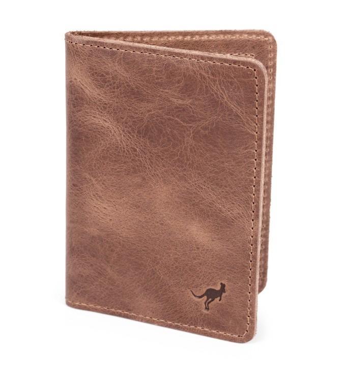 Porta Documento Slim Couro Legítimo Natural RG