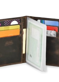 Porta Documento Slim Luxo Couro Legítimo Natural RG