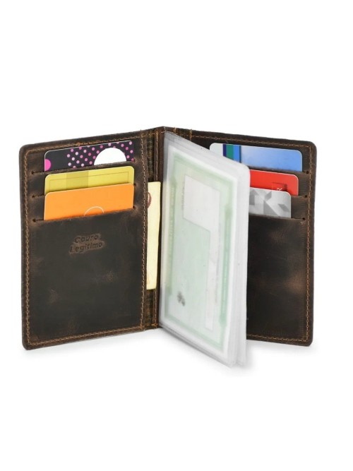 Porta Documento Slim Luxo Couro Legítimo Natural RG Porta Documento Slim Luxo Couro Legítimo Natural RG