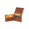 Carteira masculina couro legítimo natural com abertura em L Carteira masculina couro legítimo natural com abertura em L