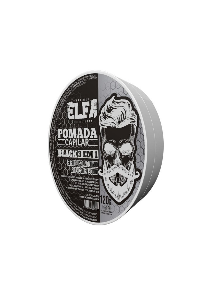 Pomada para cabelo e barba Black