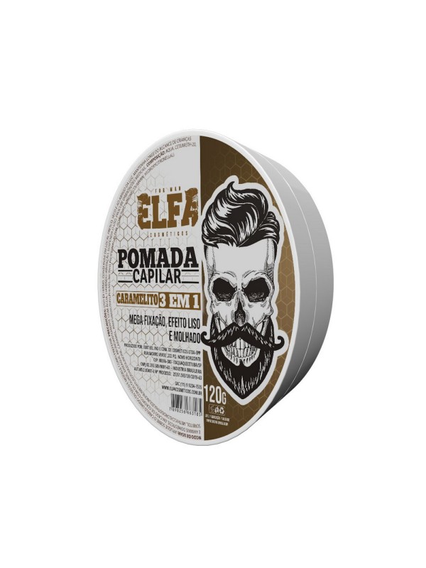 Pomada para cabelo e barba caramelito