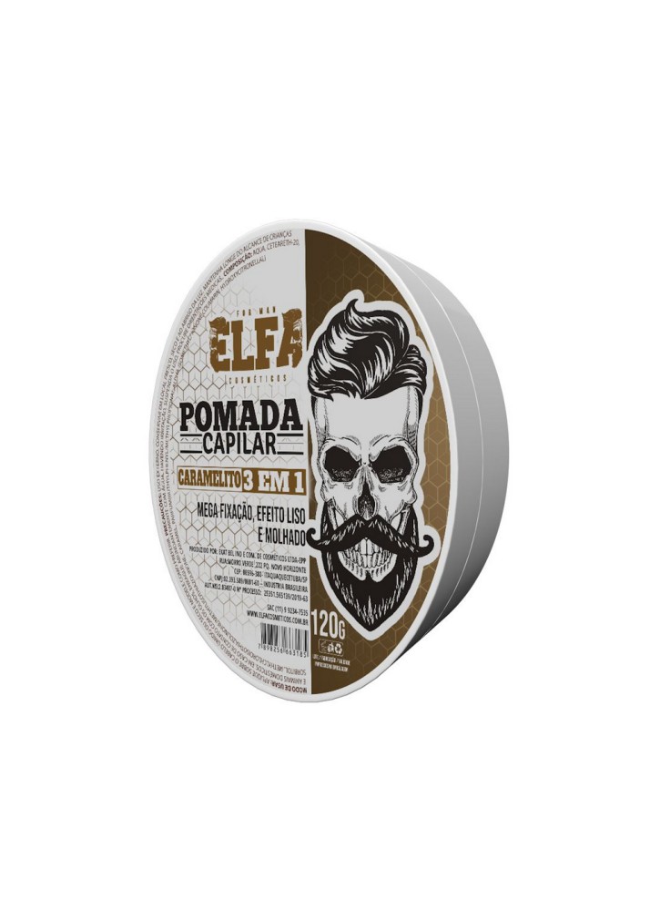 Pomada para cabelo e barba caramelito