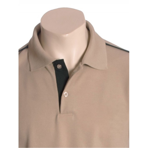 Camisa polo cáqui style