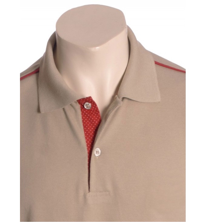 Camisa polo militar, cáqui