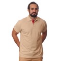 Camisa polo militar, cáqui