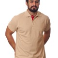 Camisa polo militar, cáqui