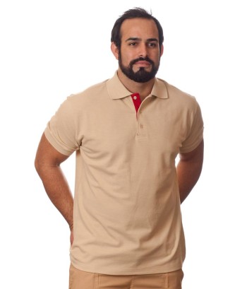 Camisa polo militar, cáqui