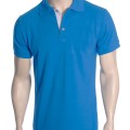 Camisa polo azul náutico