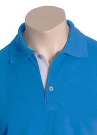 Camisa polo azul náutico