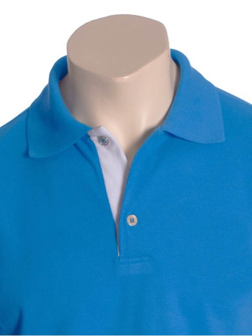 Camisa polo azul náutico