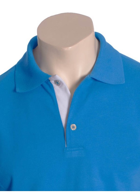 Camisa polo azul náutico