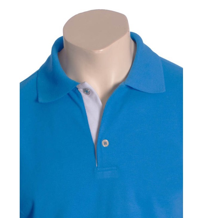 Camisa polo azul náutico