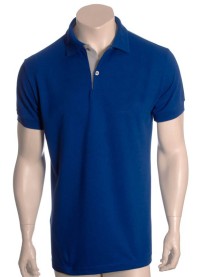 Camisa polo royal com detalhe