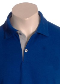 Camisa polo royal com detalhe