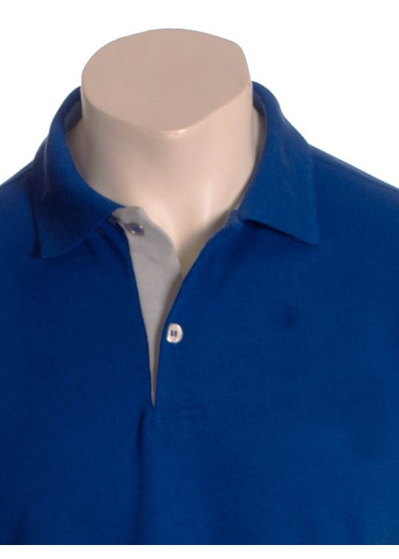 Camisa polo royal com detalhe