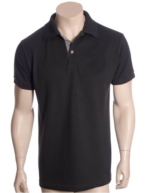Camisa Polo Chumbo Camisa Polo Chumbo