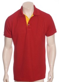Camisa polo vermelha