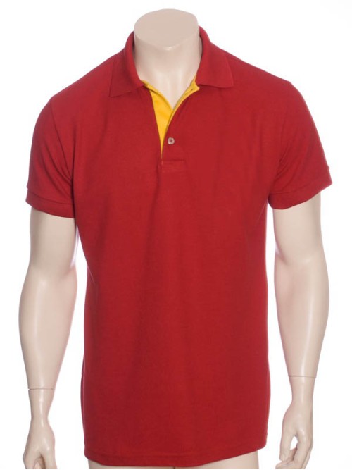 Camisa polo vermelha Camisa polo vermelha