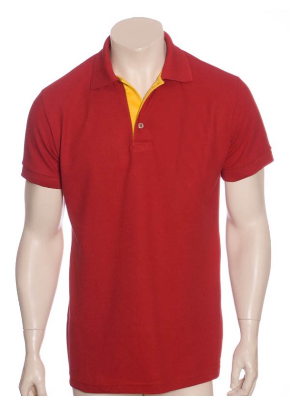 Camisa polo vermelha