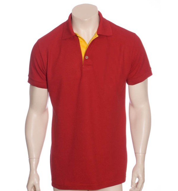 Camisa polo vermelha