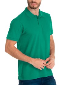 Camisa polo masculina verde