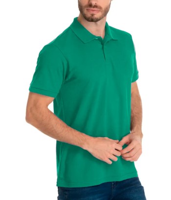 Camisa polo masculina verde