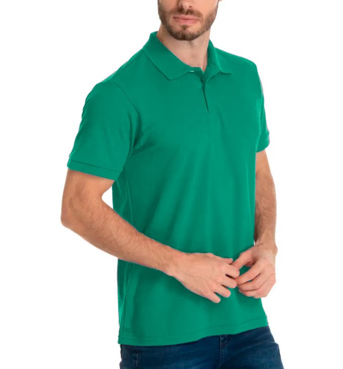 Camisa polo masculina verde Camisa polo masculina verde