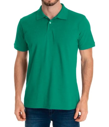Camisa polo masculina verde