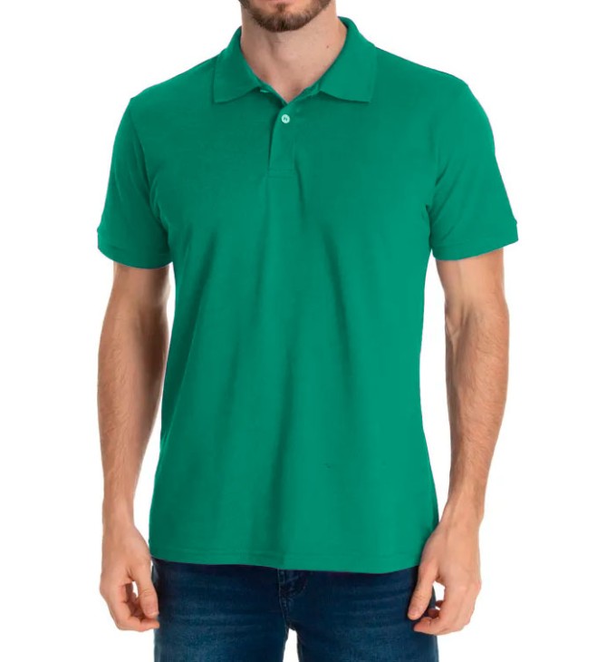 Camisa polo masculina verde Camisa polo masculina verde