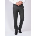 Calça social masculina cinza chumbo sem pregas Calça social masculina cinza chumbo sem pregas
