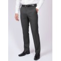 Calça social masculina cinza chumbo sem pregas Calça social masculina cinza chumbo sem pregas