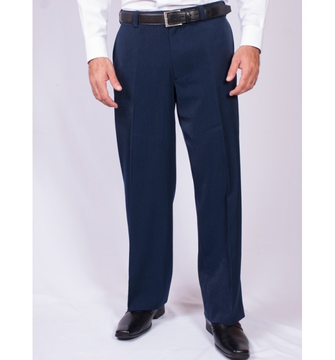 Calça social azul marinho masculina sem pregas Calça social azul marinho masculina sem pregas