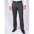 Calça social masculina cinza chumbo sem pregas Calça social masculina cinza chumbo sem pregas
