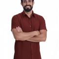 Camisa social vinho masculina manga curta de microfibra