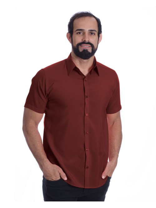 Camisas vinho sales