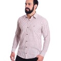 Camisa masculina algodão manga longa vinho