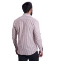 Camisa masculina algodão manga longa vinho