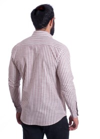 Camisa masculina algodão manga longa vinho