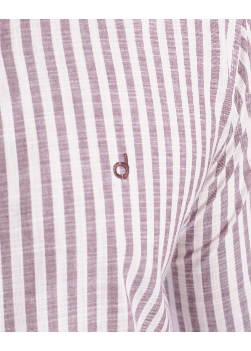 Camisa masculina algodão manga longa vinho