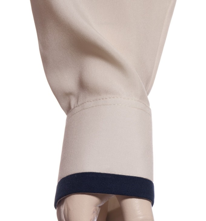 Camisa social masculina pérola de microfibra manga longa Camisa social masculina pérola de microfibra manga longa