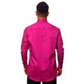 Camisa social pink masculina manga longa Fio Egípcio