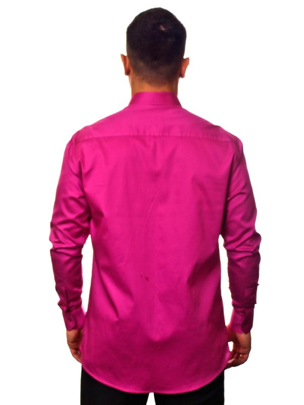Camisa social pink masculina manga longa Fio Egípcio Camisa social pink masculina manga longa Fio Egípcio