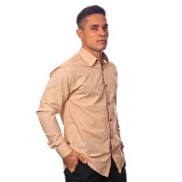Camisa social sales creme