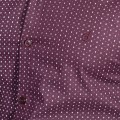Camisa social masculina microestampa vinho PREMIUM