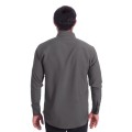 Camisa social masculina de microfibra manga longa, chumbo Camisa social masculina de microfibra manga longa, chumbo