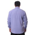 Camisa social masculina de microfibra manga longa, lilás Camisa social masculina de microfibra manga longa, lilás