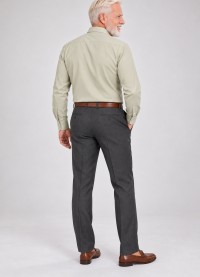 Camisa caqui masculina manga longa de microfibra