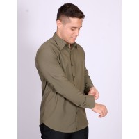 Calça social masculina verde hot sale escuro